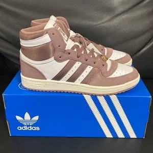adidas Top Ten RB Womens Shoes Size 8 Color: Cloud White/Purple/Off-White